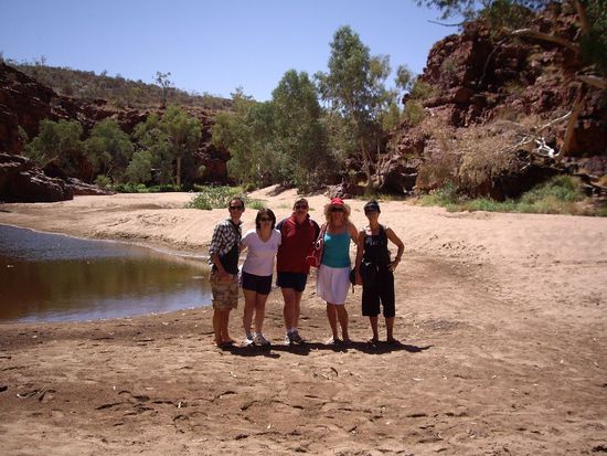 Familienausflug mit Chris (neben mir), ihrer Familie und Dan