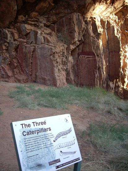 Wandmalerei der Aboriginals