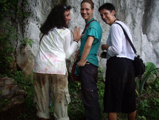 Voellig fertig und total eingesaut - aber gluecklich!