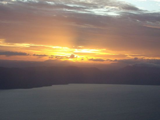 Dazu kam dann noch dieser Sonnenuntergang...