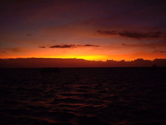 Abends gab's dafuer aber auch noch mal nen tollen Sonnenuntergang und einen wahninns Sternenhimmel