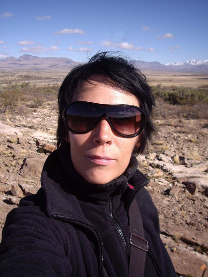 Ganz allein in-the-middle-of-nowhere - I love it!!!! Die Sonne ist übrigens echt hart. Auf meiner rechten Backe ist jetzt ein weisser Streifen - sehr hübsch.