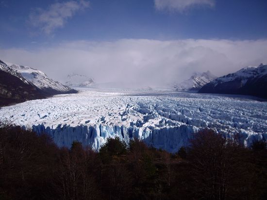 Porito Moreno, 5km breit, 60 m hoch