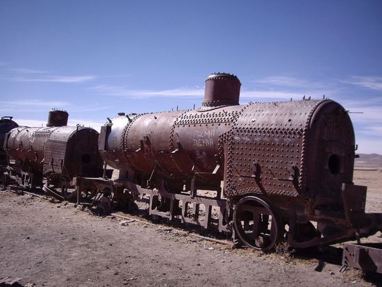 Angefangen mit einem Eisenbahnfriedhof