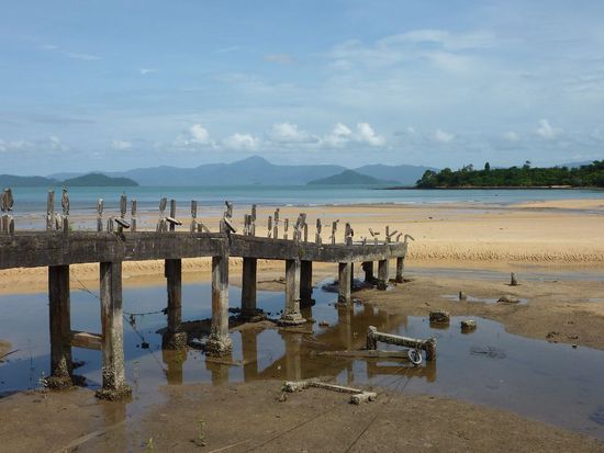 Das war auch mal ein Pier...