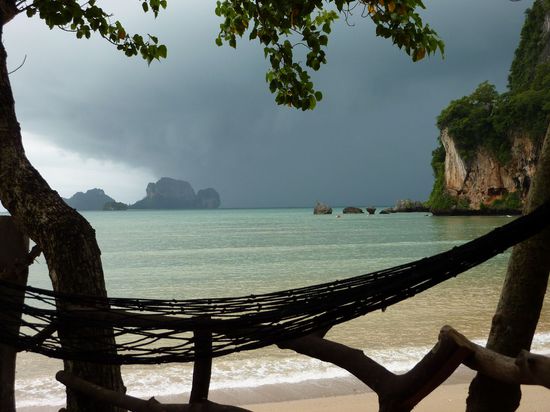 Da kommt er auch schon wieder der Monsum-Guss...