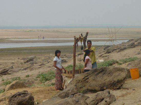 Brunnen sind noch sehr oft vertreten hier