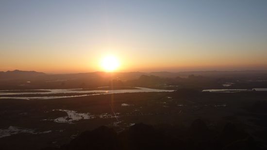 Diese Bilder sind nicht annaehernd das, was man sieht, wenn man oben ist. Es ist KEIN Vergleich zur Realität