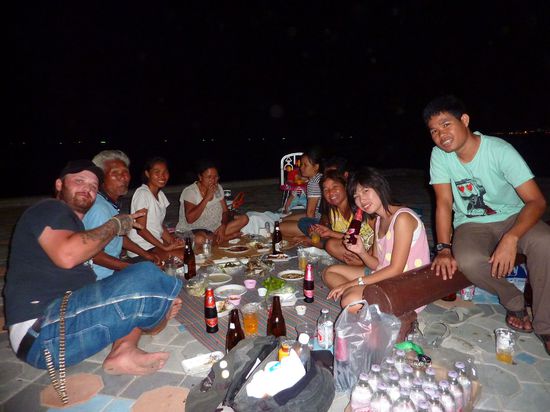 Jeden Abend leckeres Thai-Essen mit der grossartigen Familie