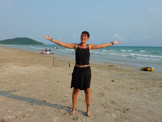 Ausflug zum Strand gabs auch noch mal, so dass ich auch dem Meer "Tschüss" sagen konnte