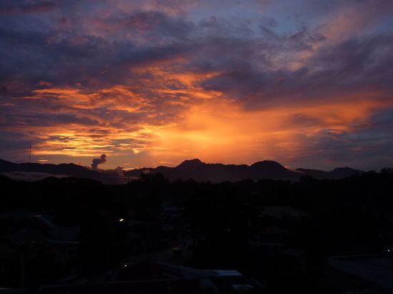 ...und noch mal beim Sonnenuntergang