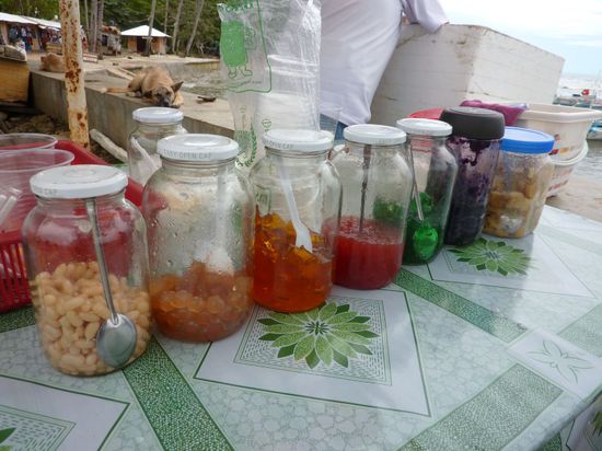 Mein erstes Halo Halo. Das sind die Zutaten....