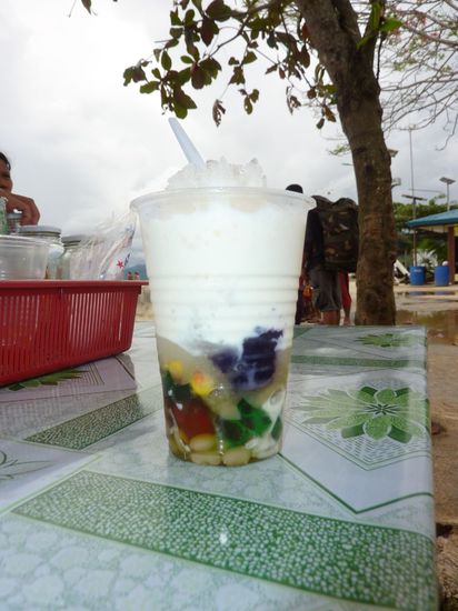 ...und das das Endprodukt. Eine suesse Nachspeise.