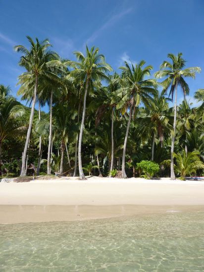 Und hier bin ich dann auch schon im Paradies angekommen. Cacnipa Island