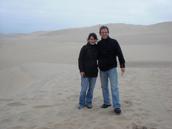 Wueste bei Ica, sehr windig wie man sieht!