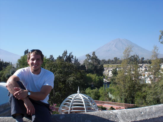 der vulkan misti und ich...und super wetter