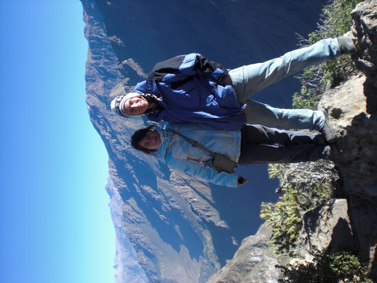 wir auf 3800m im colca canyon