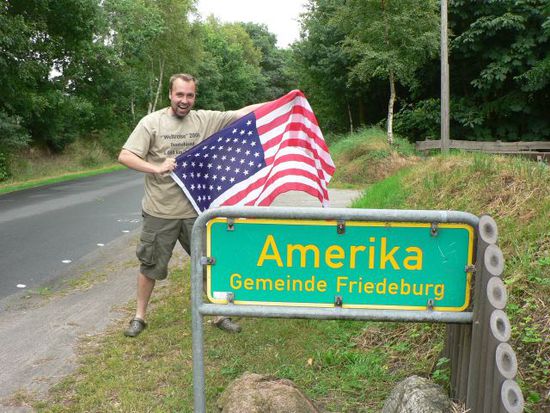 das amerika, dass 1km neben russland ist...