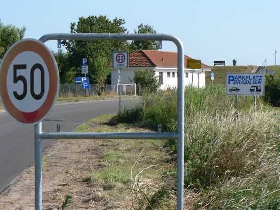 der ort brasilien - nur ein schild und das war auch noch weg...