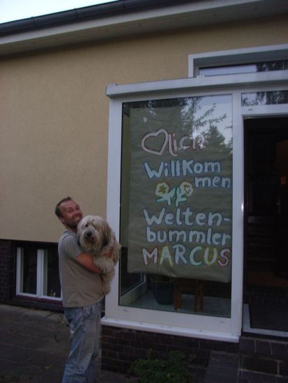 sehr toller willkommensgruß meiner eltern (ausführung: meene mutta)