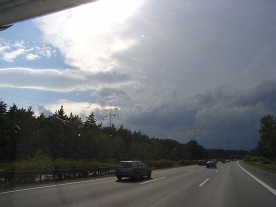 böses wetter zieht auf