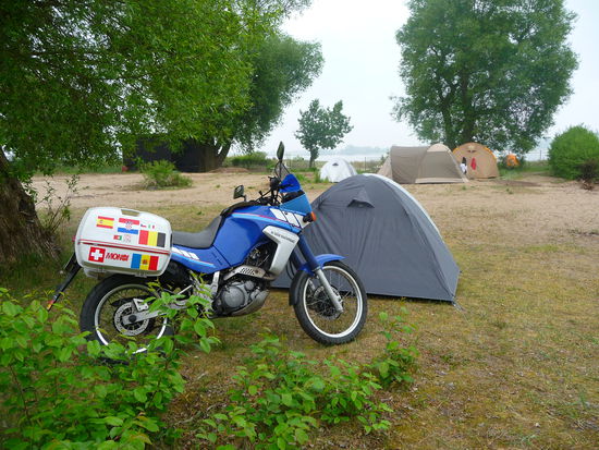 Camping in Blankenese