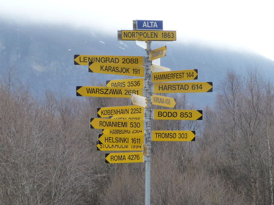 In Alta 200 Km vor dem Nordkap