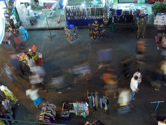 Abendliches Treiben auf der Khao San Road