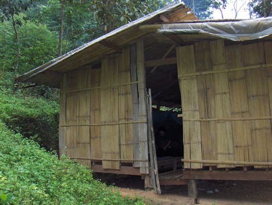 Unsere Schlafhütte!