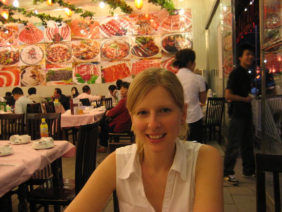 Vorhin beim Abendessen...