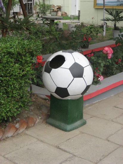 Extra-Mülleimer für die EM?! 