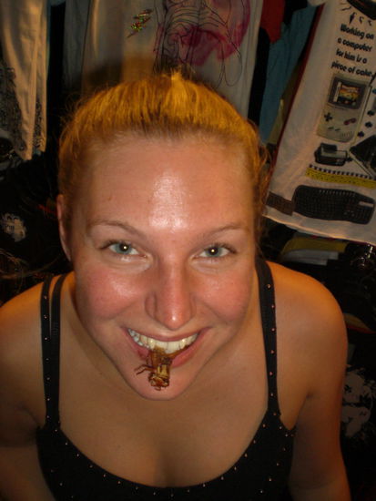 Hmh lecker die Heuschrecke