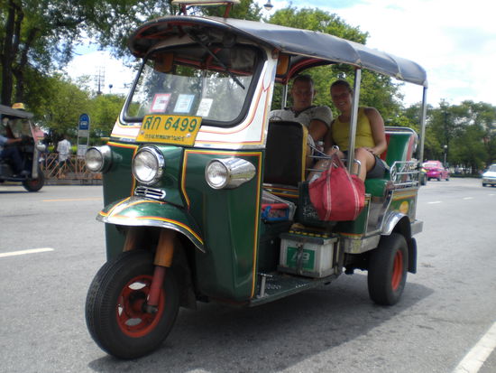 Fahrt mit dem Tuk Tuk