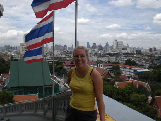 Aussicht vom Golden Mount Tempel
