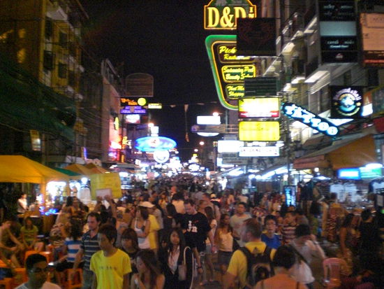 Reges Treiben in der Khao San