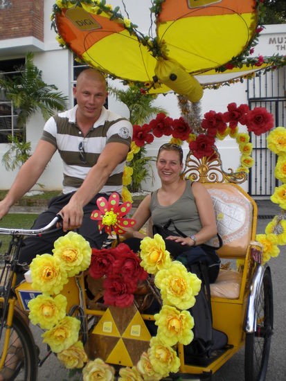 Nach der Rikscha Fahrt