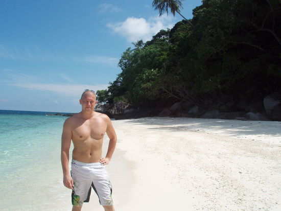 Am Strand von Coral Island