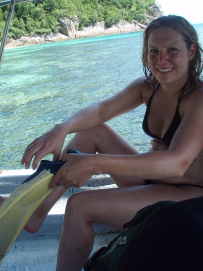 Nach dem Schnorcheln