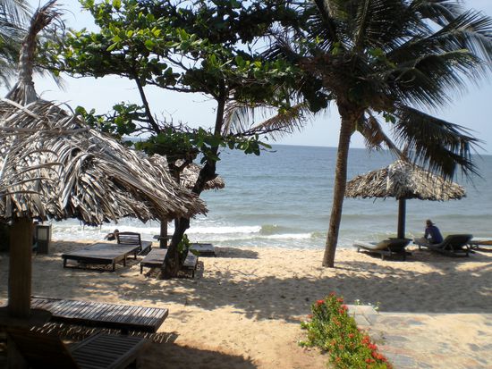 Unsere Aussicht von der Terasse