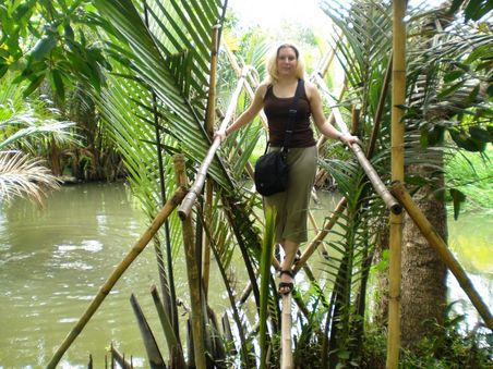 Monkey Bridge in der Plantage