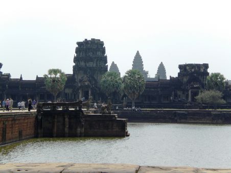 Blick auf Angkor Wat