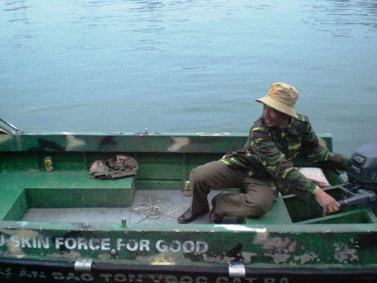 Zubringer Boot zum Schiff