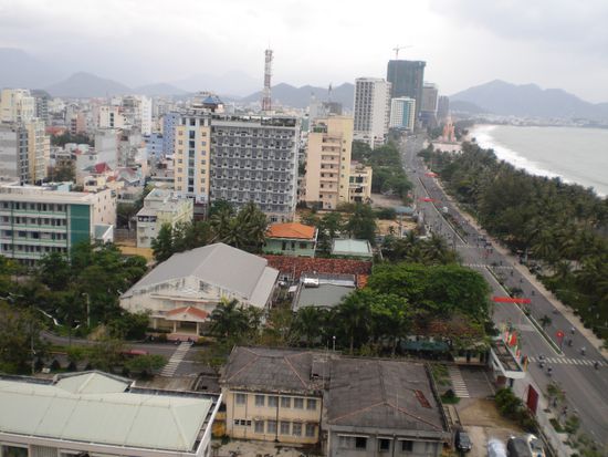 Aussicht von unserem Hotel