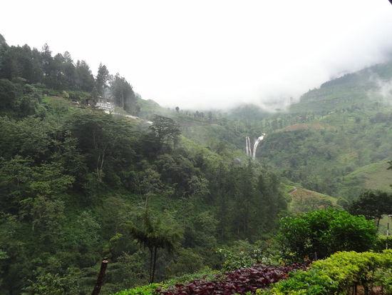 Ausblick von einem Hotel unterwegs