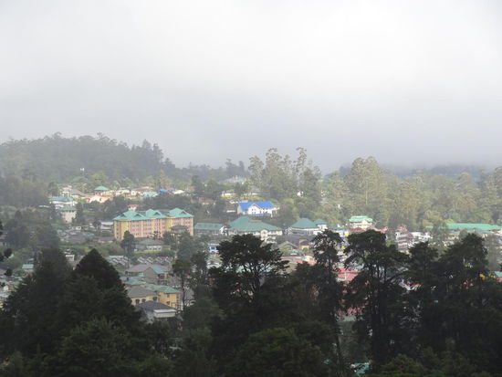 Blick aus unserem Zimmer im Guesthouse