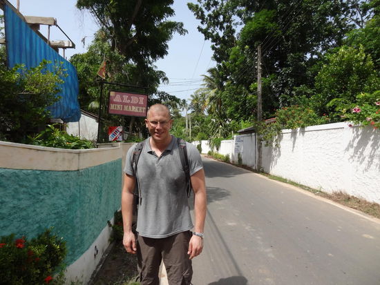 Beim Aldi waren wir einkaufen