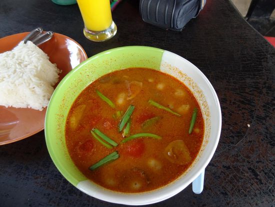 Die beste Tomyam Suppe gibt es im Funky Fish