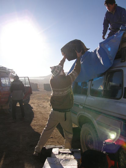 Tag 2 Beladen des Autos