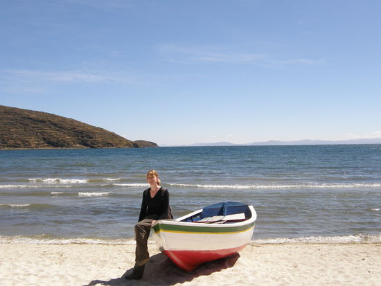 Man hat das Gefuehl am warmen Meer zu sein, aber das Wasser hat nur 10 Grad