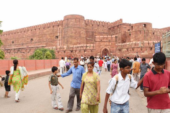 Agra Fort (aussen)